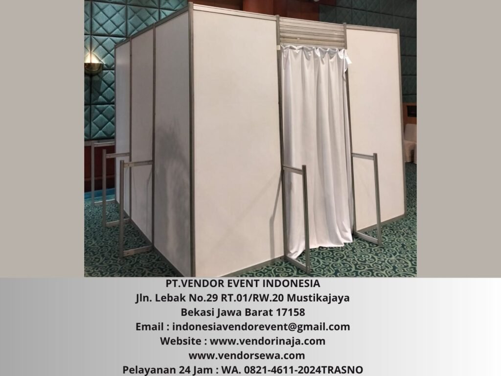 Sewa Partisi 3×3 Pintu Gorden Event Jakarta Selatan
