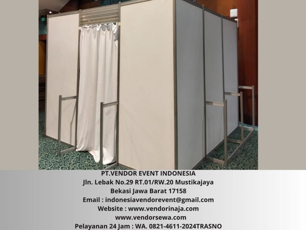 Sewa Partisi 3×3 Pintu Gorden Event Jakarta Selatan