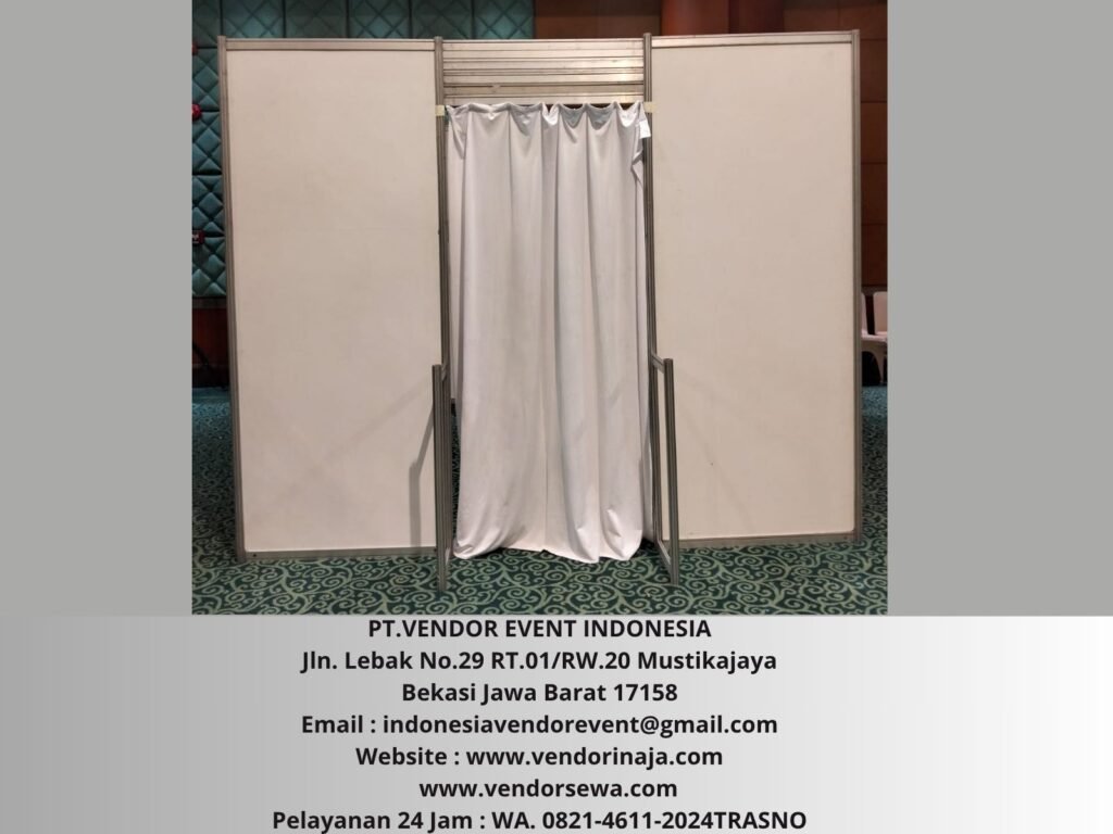 Sewa Partisi 3×3 Pintu Gorden Event Jakarta Selatan