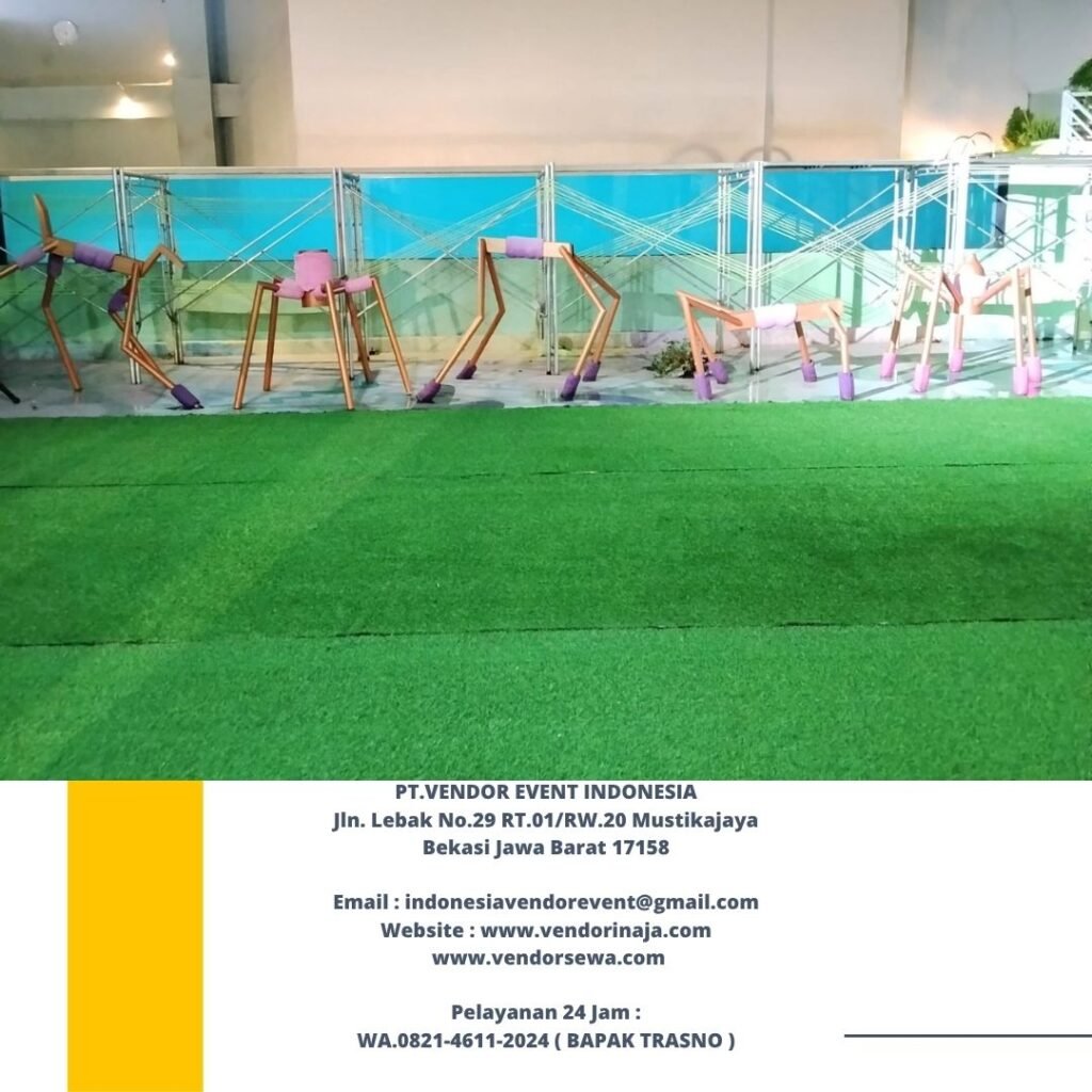 Rental Karpet Rumput Sintetis Hijau Senayan Jakpus