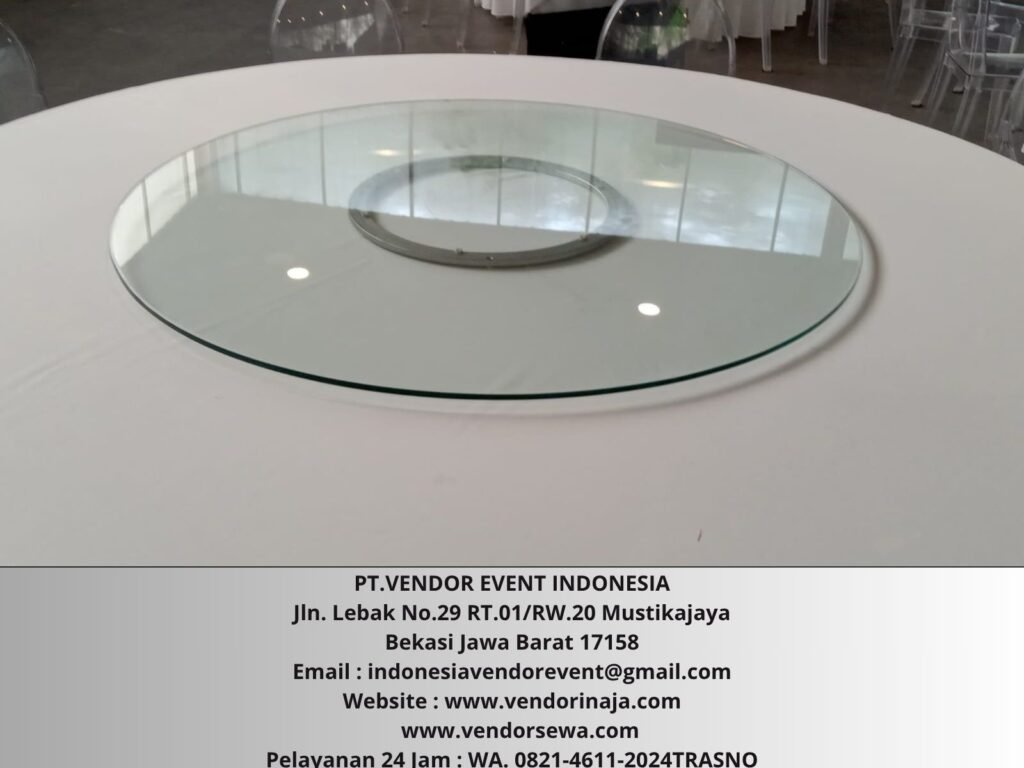 Rental ROUND TABLE Dan LAZY SUZZANE Tangerang