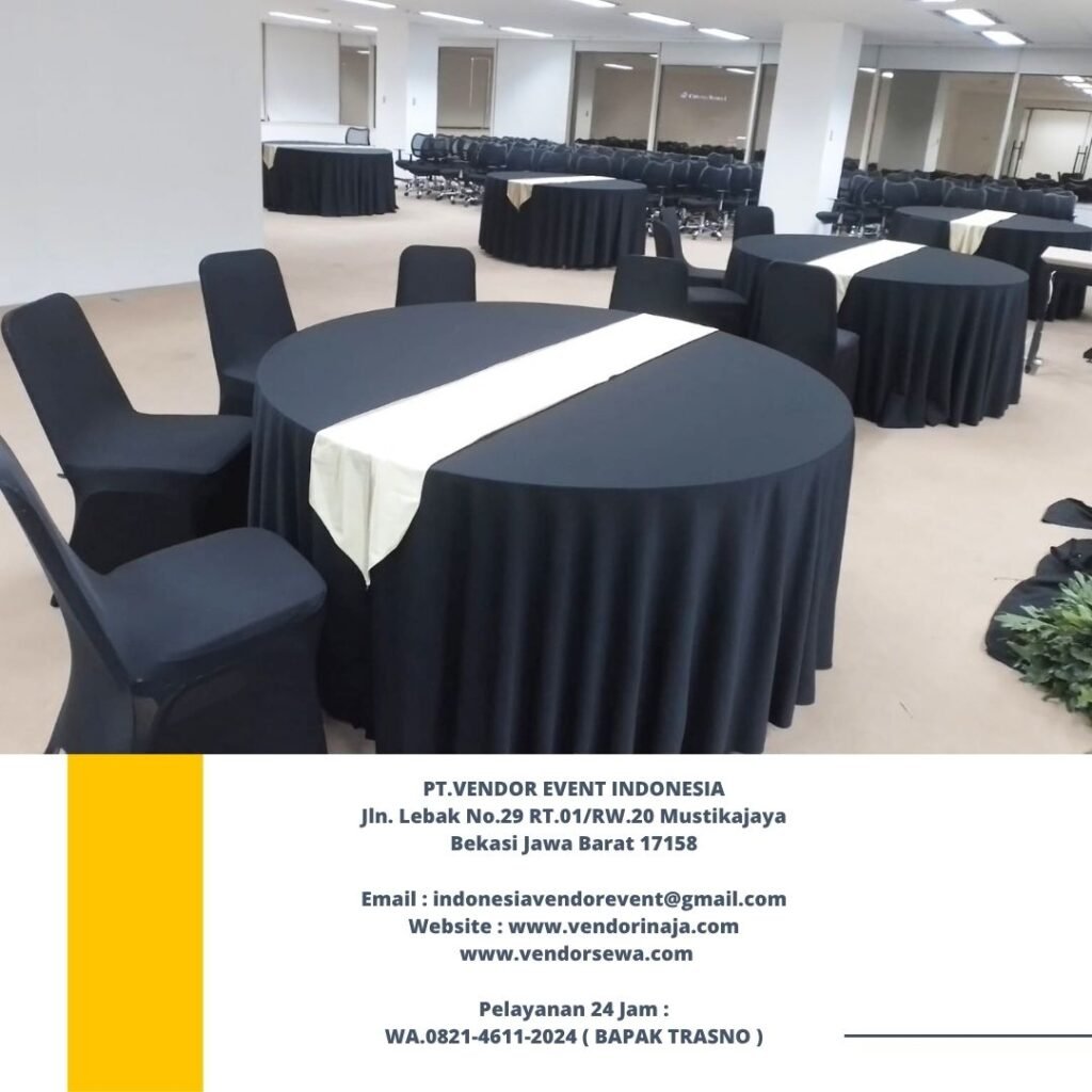 Rental round table,Kursi futura,Podium cokelat Jakarta