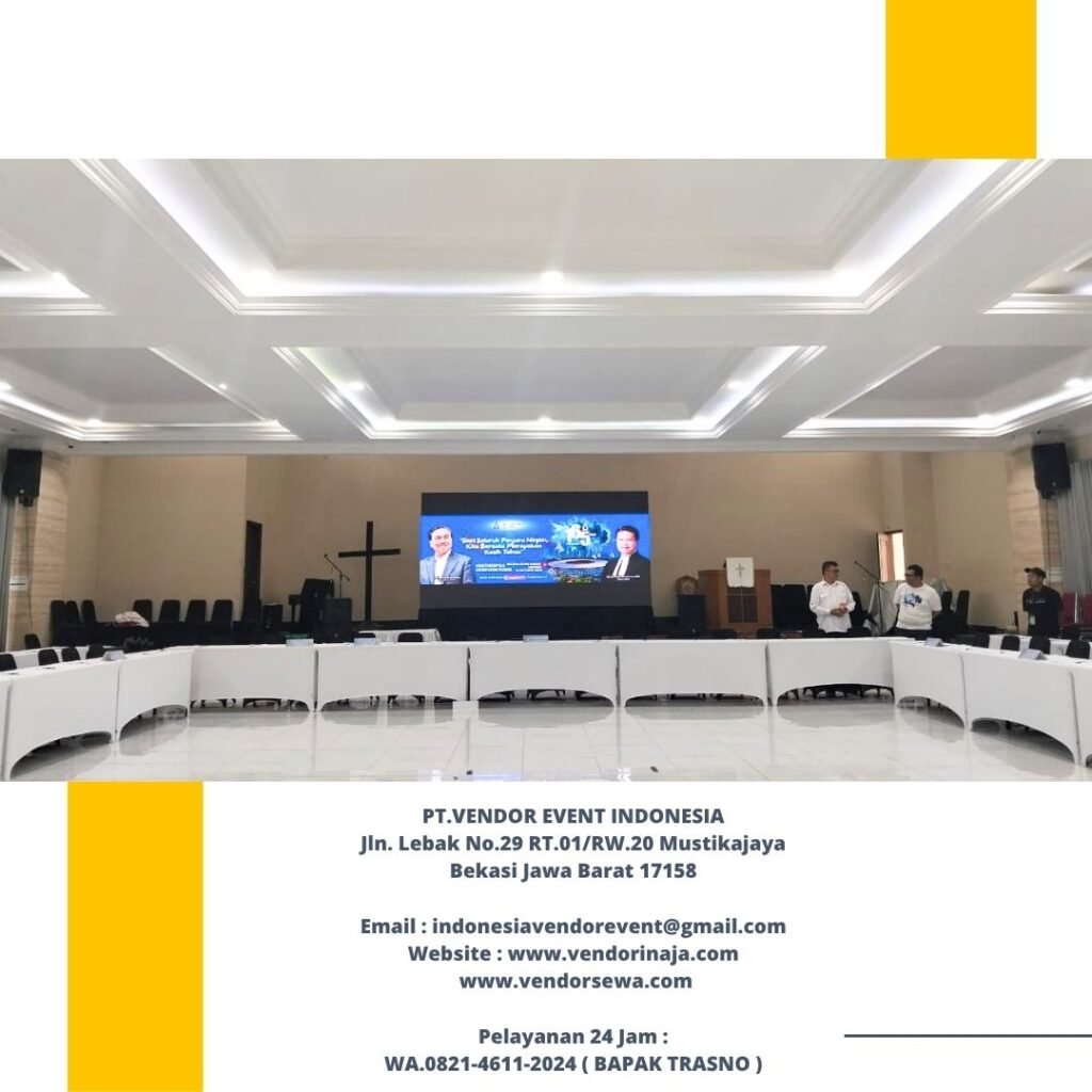 Sewa Meja IBM Dan Kursi Futura Cover Stretch Putih Di Jakarta Selatan