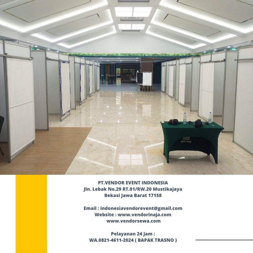 Sewa Partisi Putih Ruangan 2x3 Di Gedung PKB Jakpus
