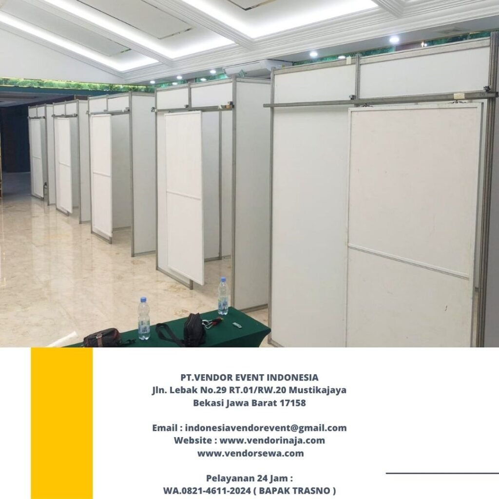 Sewa Partisi Putih Ruangan 2x3 Di Gedung PKB Jakpus
