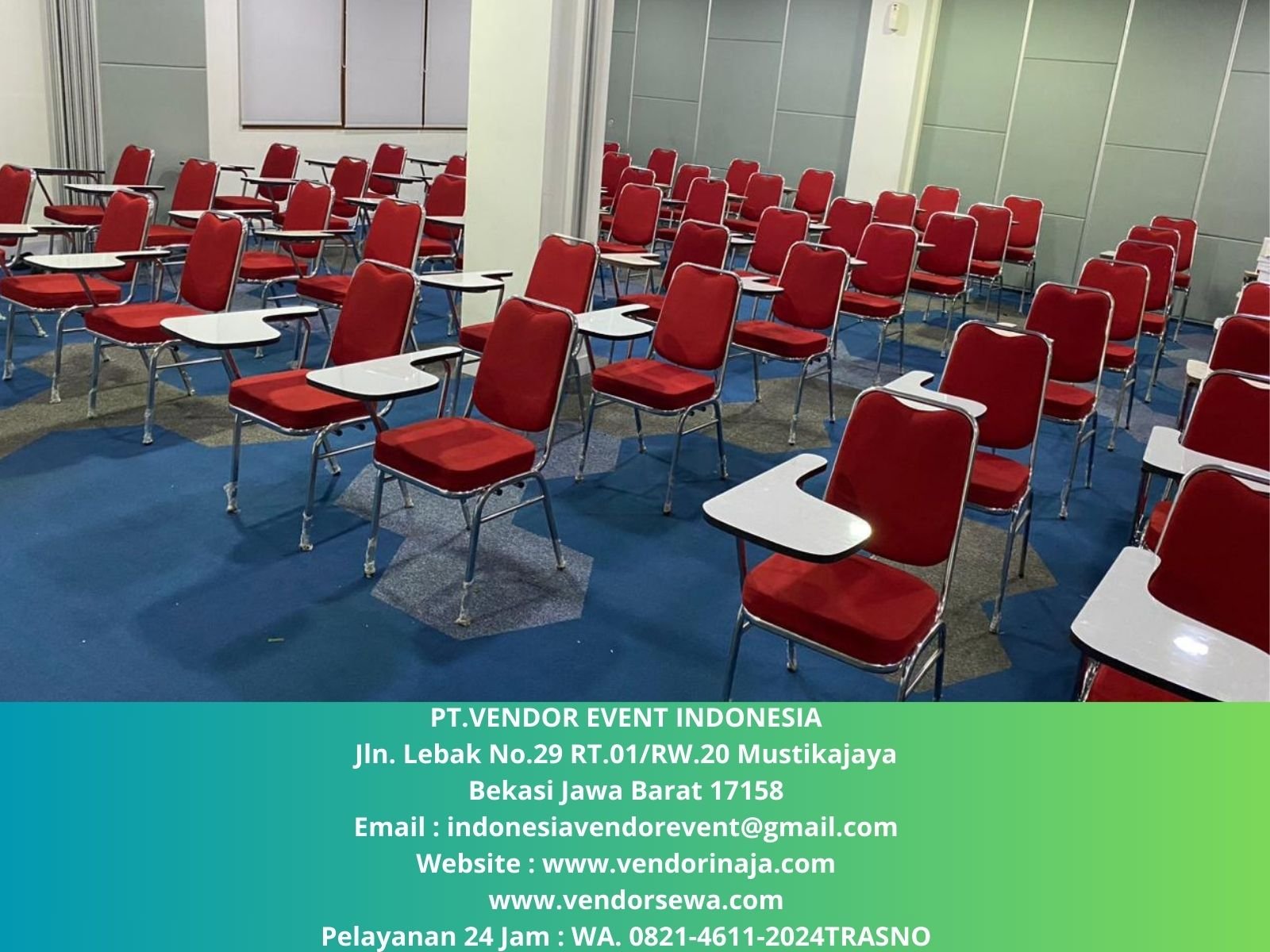 Jasa Sewa Kursi Kuliah Merah Jakarta Selatan