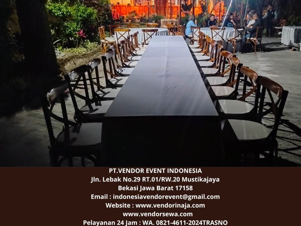 Sewa Kursi Silang Atau Cross Back Chairs Tangerang