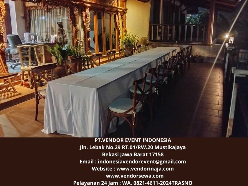 Sewa Kursi Silang Atau Cross Back Chairs Tangerang