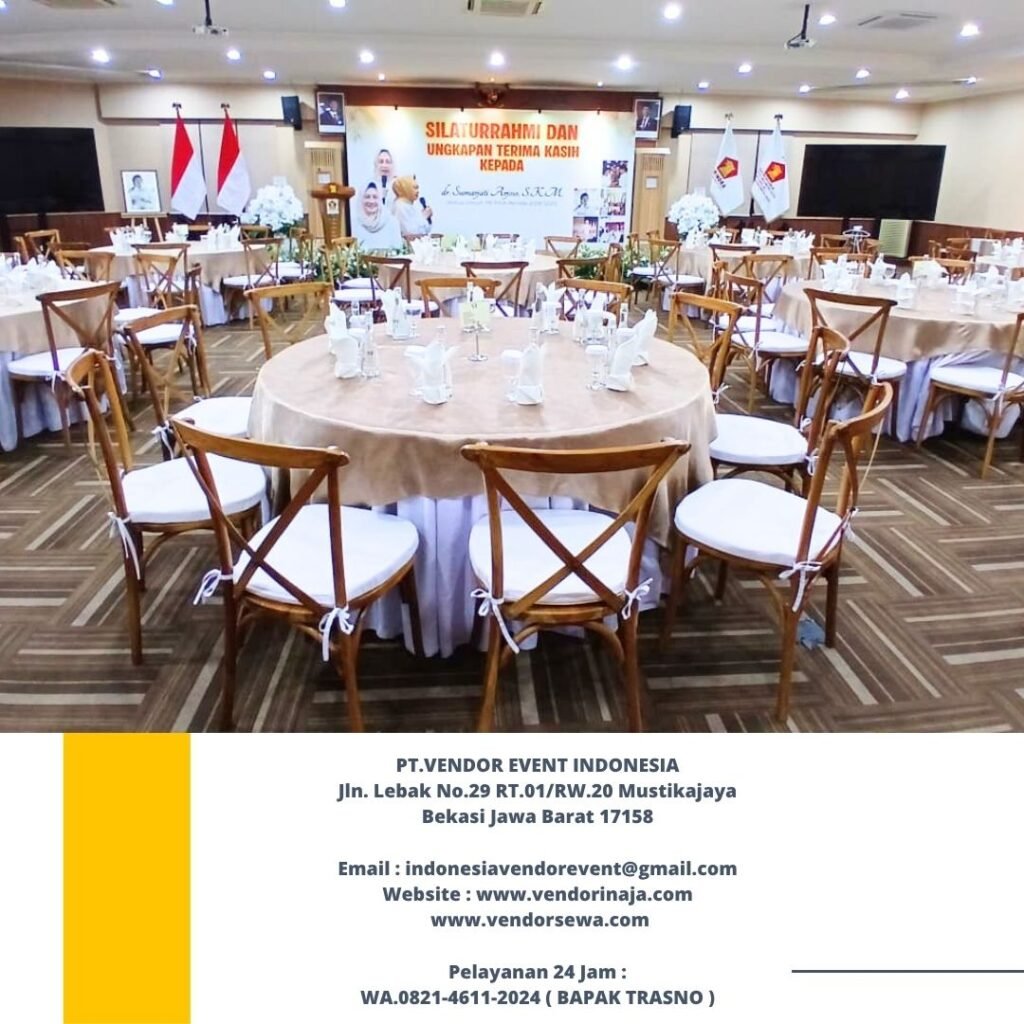 Rental Round Table,Kursi Silang Kayu Jakarta