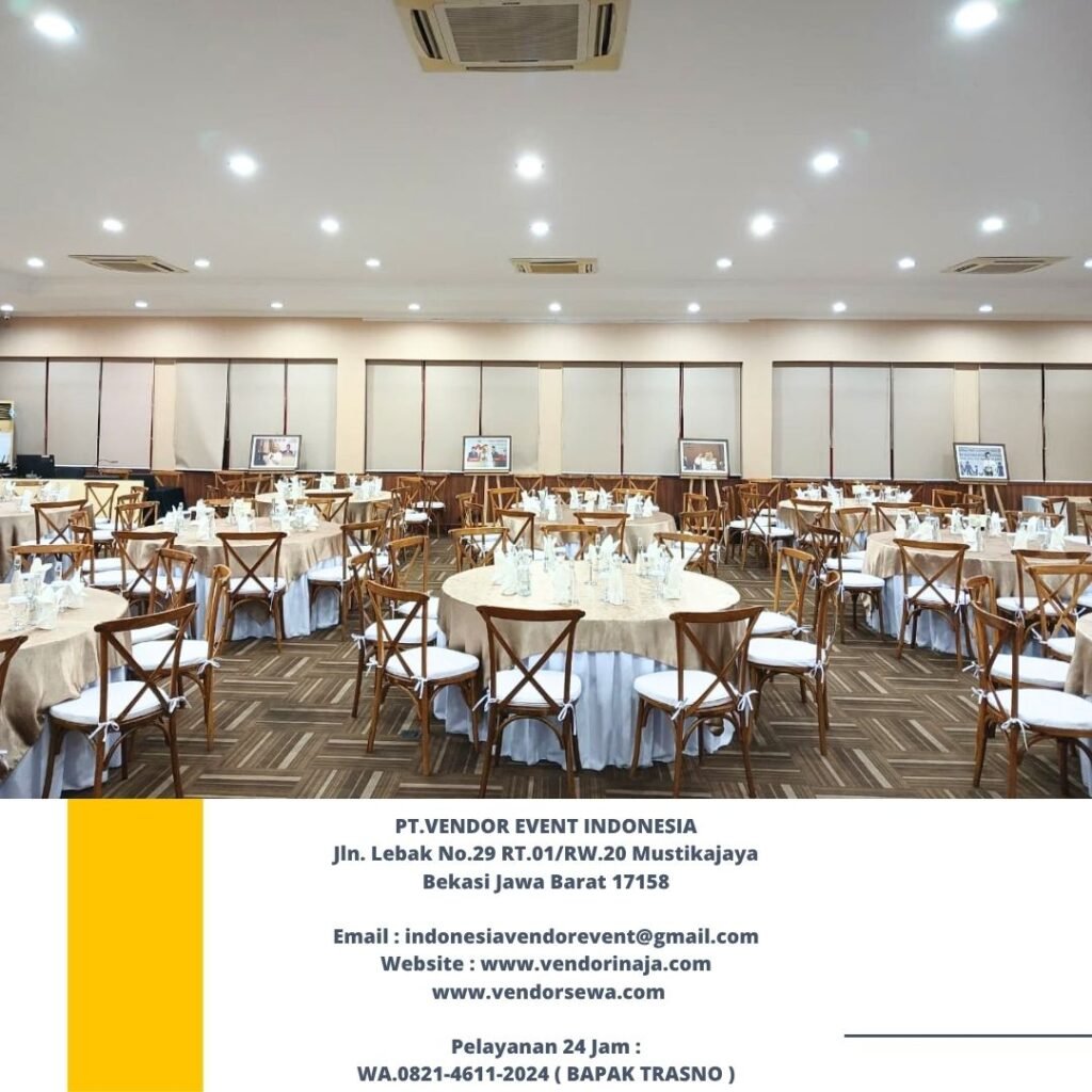 Rental Round Table,Kursi Silang Kayu Jakarta