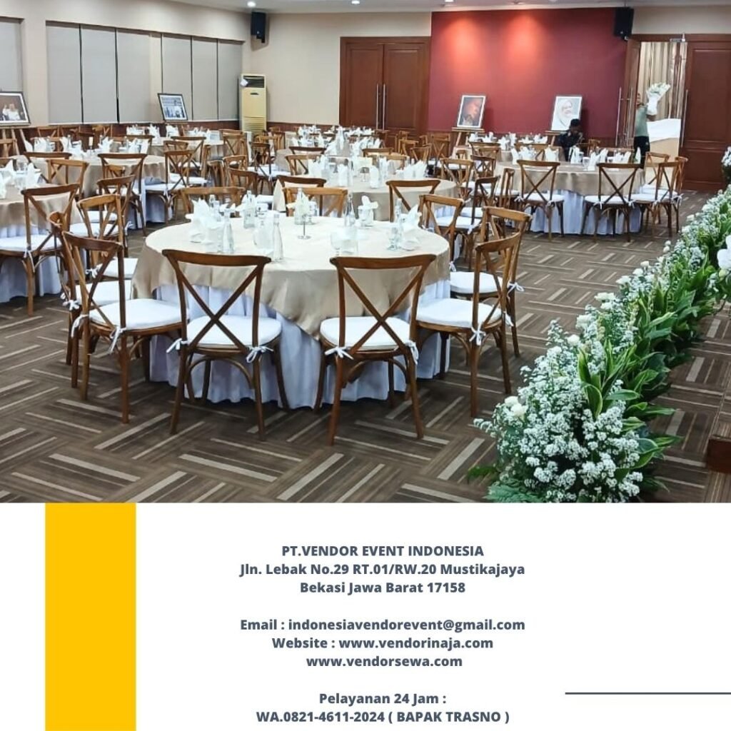 Rental Round Table,Kursi Silang Kayu Jakarta