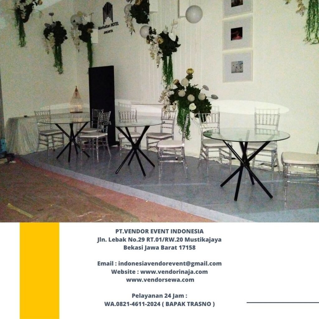 Rental Tiffany Acrylic Chairs Jakarta