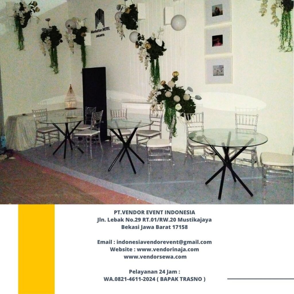 Rental Tiffany Acrylic Chairs Jakarta