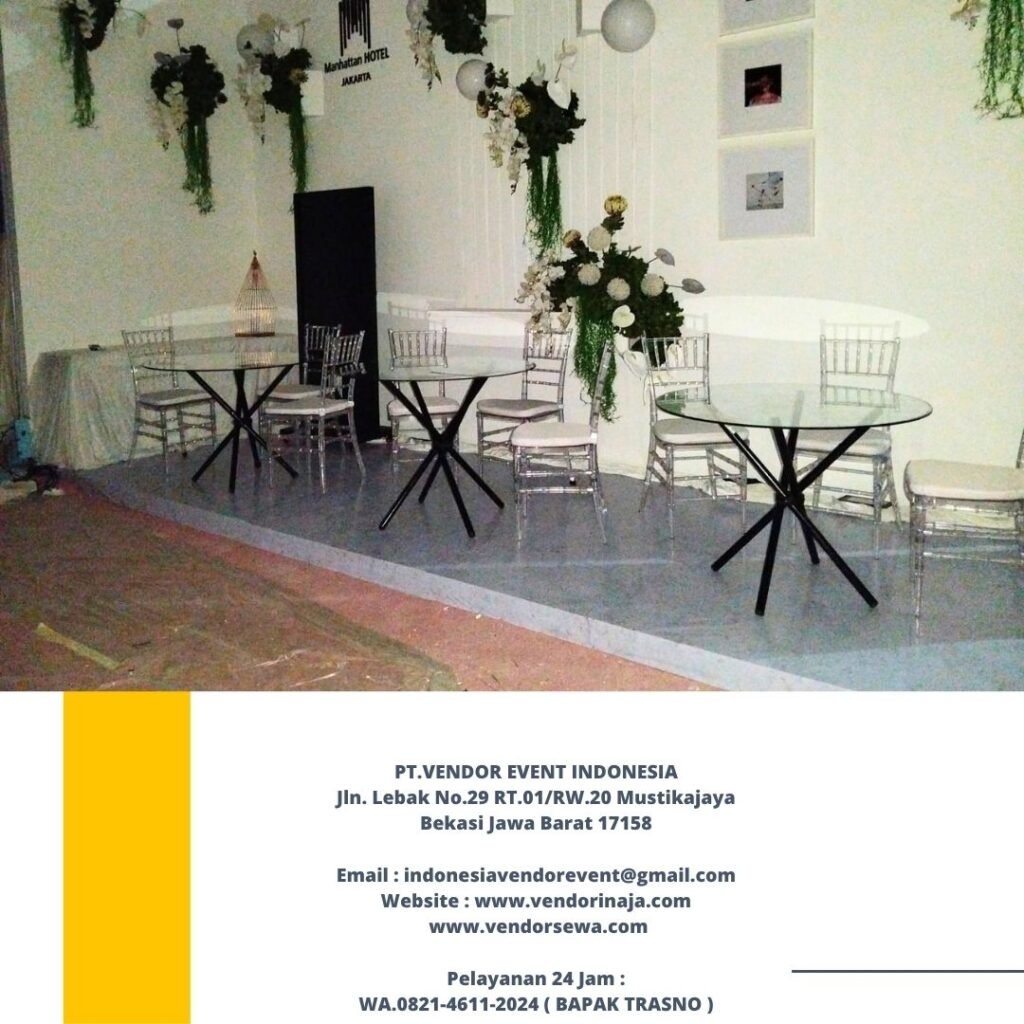 Rental Tiffany Acrylic Chairs Jakarta