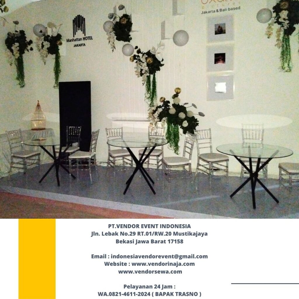 Rental Tiffany Acrylic Chairs Jakarta