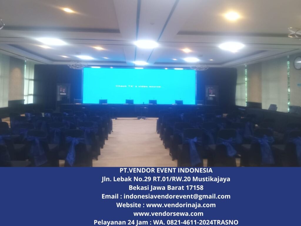Sewa KURSI Event Cover Hitam Pita Biru Bogor