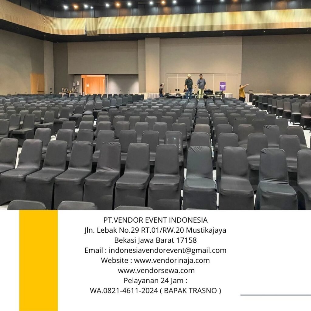 Sewa KURSI event COVER HITAM KETAT hotel Aston Tangerang