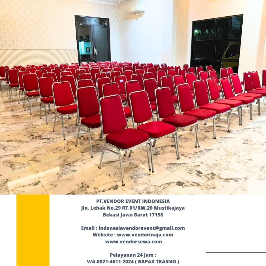 Sewa Kursi Event Polos Stok Ribuan Siap Kirim Area Jakarta