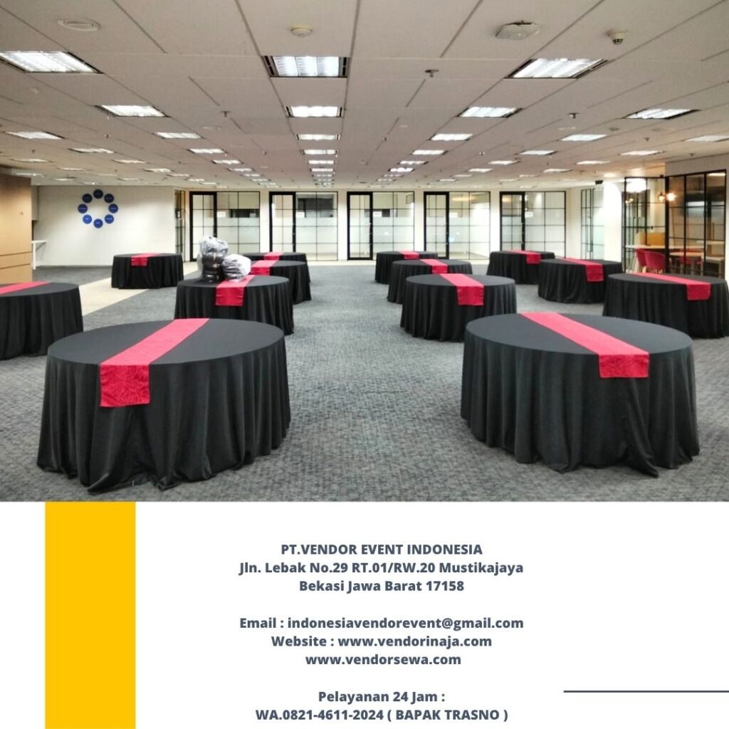 Sewa Round Table Size Small,Medium,Large Jakarta