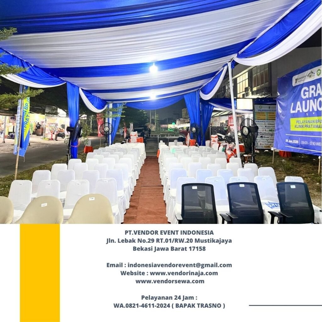 Sewa Tenda Serut,Tiang Antrian Stainless Jakarta