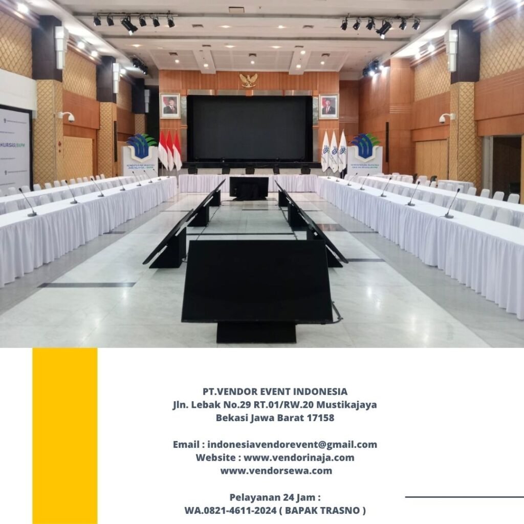 Gudang Sewa Meja Ibm Cover Skirting Putih Di Jakarta