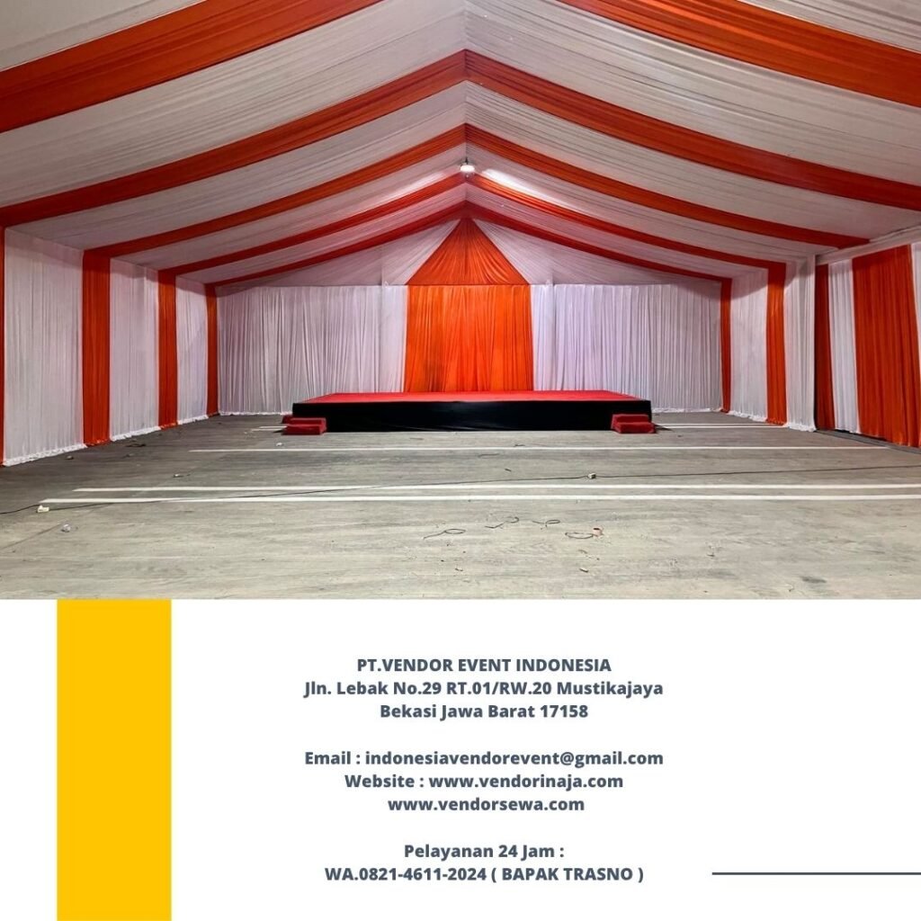 Jasa Dekorasi Tenda Roder Aneka Warna dan Model Tangerang