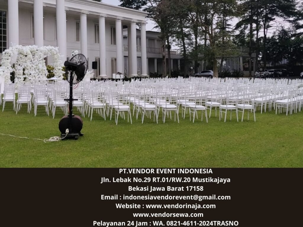 Sewa Kursi Tiffany Event Area The white hous bogor