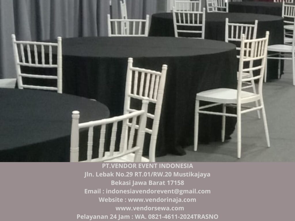 Sewa Partisi,sewa Kursi Tiffany,Sewa Meja Jakarta