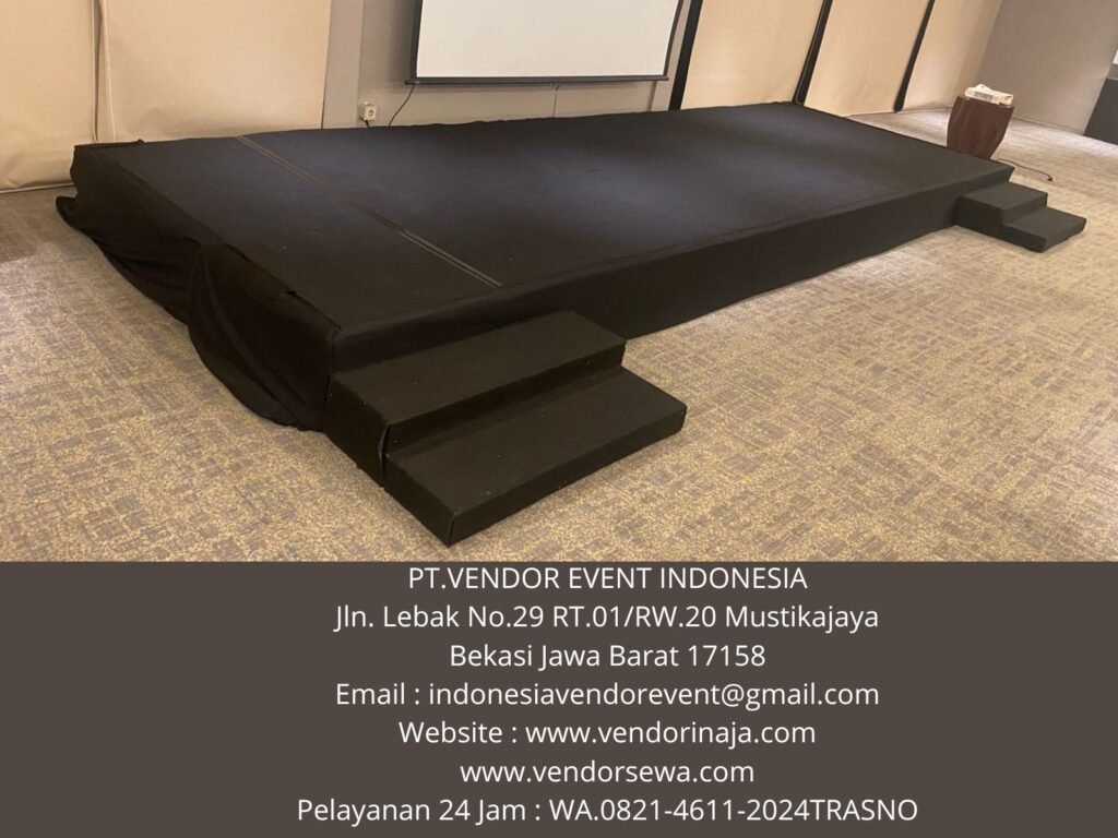 Sewa Panggung Karpet Hitam Event Novotel Jakarta