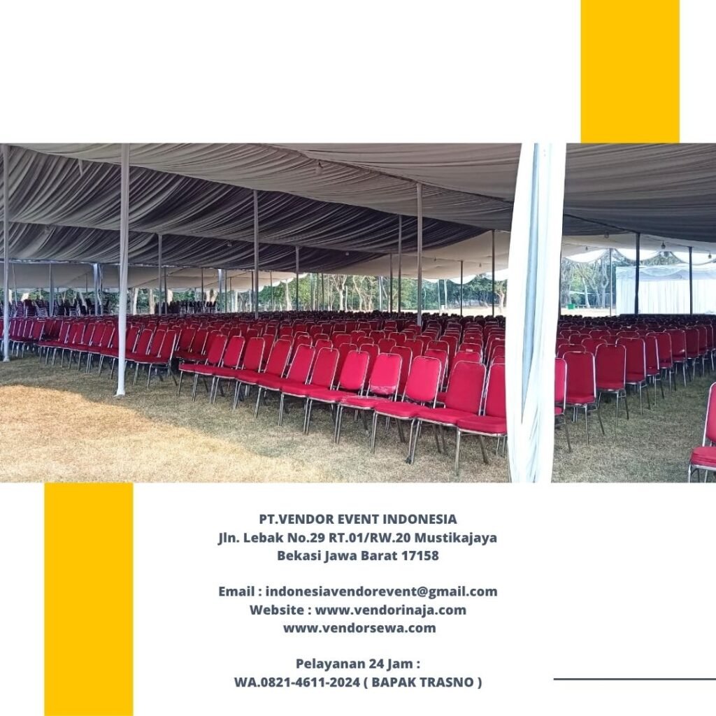 Rental Tenda serut putih,kursi futura polos jakarta
