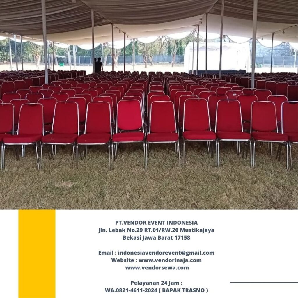 Rental Tenda serut putih,kursi futura polos jakarta