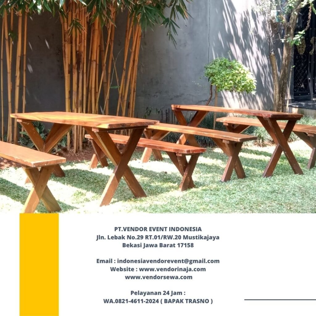 Sewa Meja Kursi Taman Kaki Silang Jakarta Barat