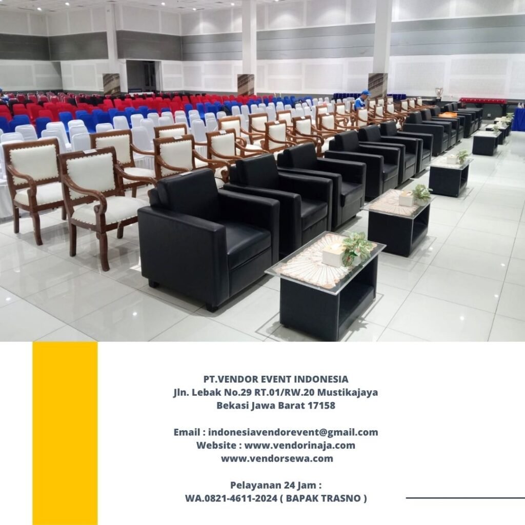 Sewa Sofa,Kursi VIP Dan Kursi Futura Event PT.Akebono Jakarta Utara