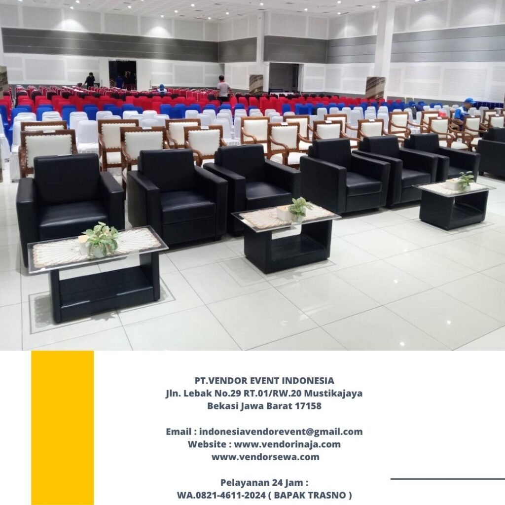 Sewa Sofa,Kursi VIP Dan Kursi Futura Event PT.Akebono Jakarta Utara