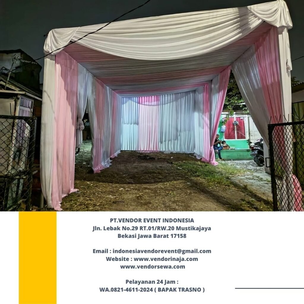 Sewa Tirai Dekorasi,Tenda Dan Toilet Portable Bogor