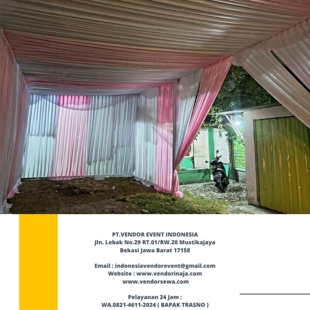 Sewa Tirai Dekorasi,Tenda Dan Toilet Portable Bogor