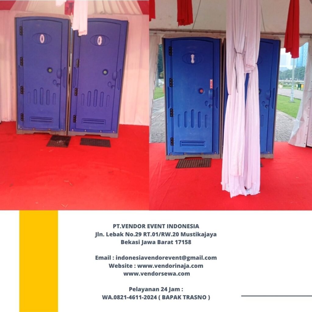 Sewa Toilet Portable Event di Monas Jakpus