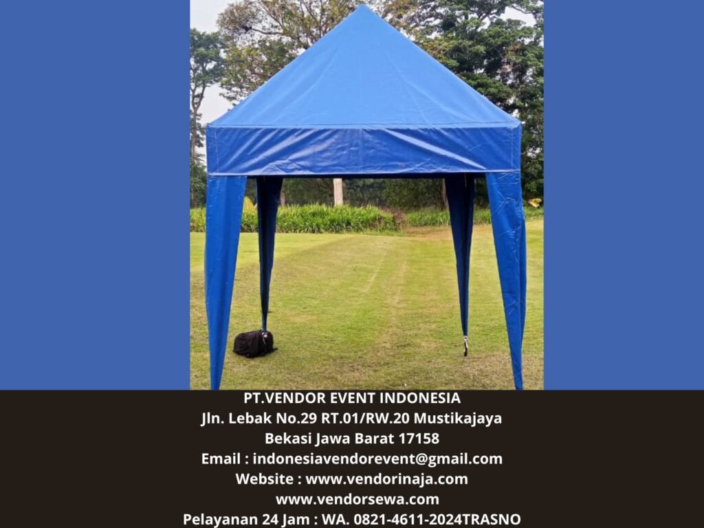 Sewa Tenda Bazar Atap Biru Jakpus