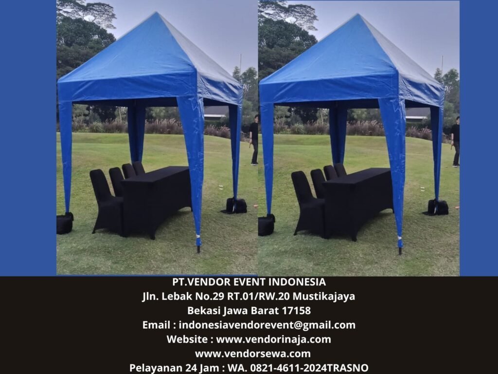 Sewa Tenda Bazar Atap Biru Jakpus