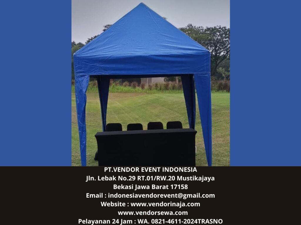 Sewa Tenda Bazar Atap Biru Jakpus