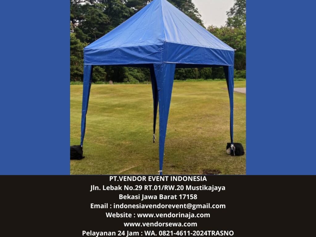 Sewa Tenda Bazar Atap Biru Jakpus