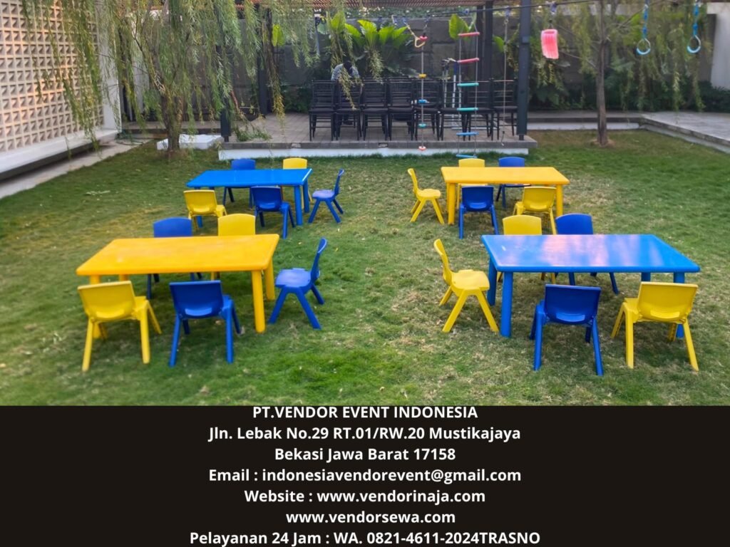 Sewa Bangku,Meja Anak Warna-Warni Jakarta
