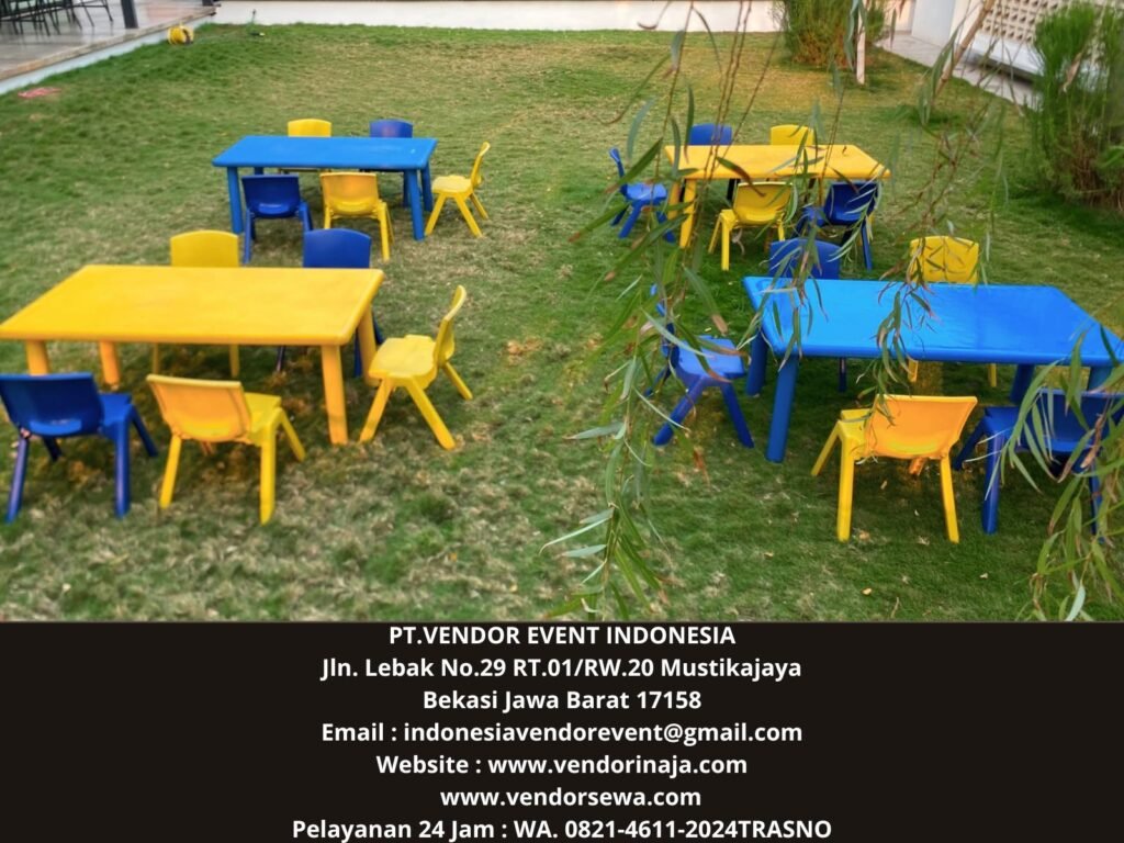 Sewa Bangku,Meja Anak Warna-Warni Jakarta
