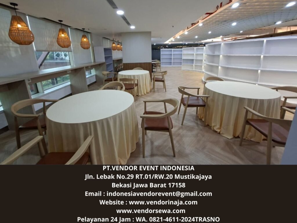 Sewa Kursi Stainless,Round Table Menara BRIPens Jaksel