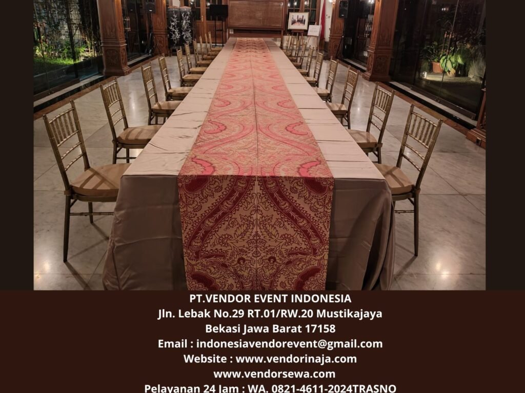 Sewa Kursi Tiffany Gold Event Dewandaru jaksel