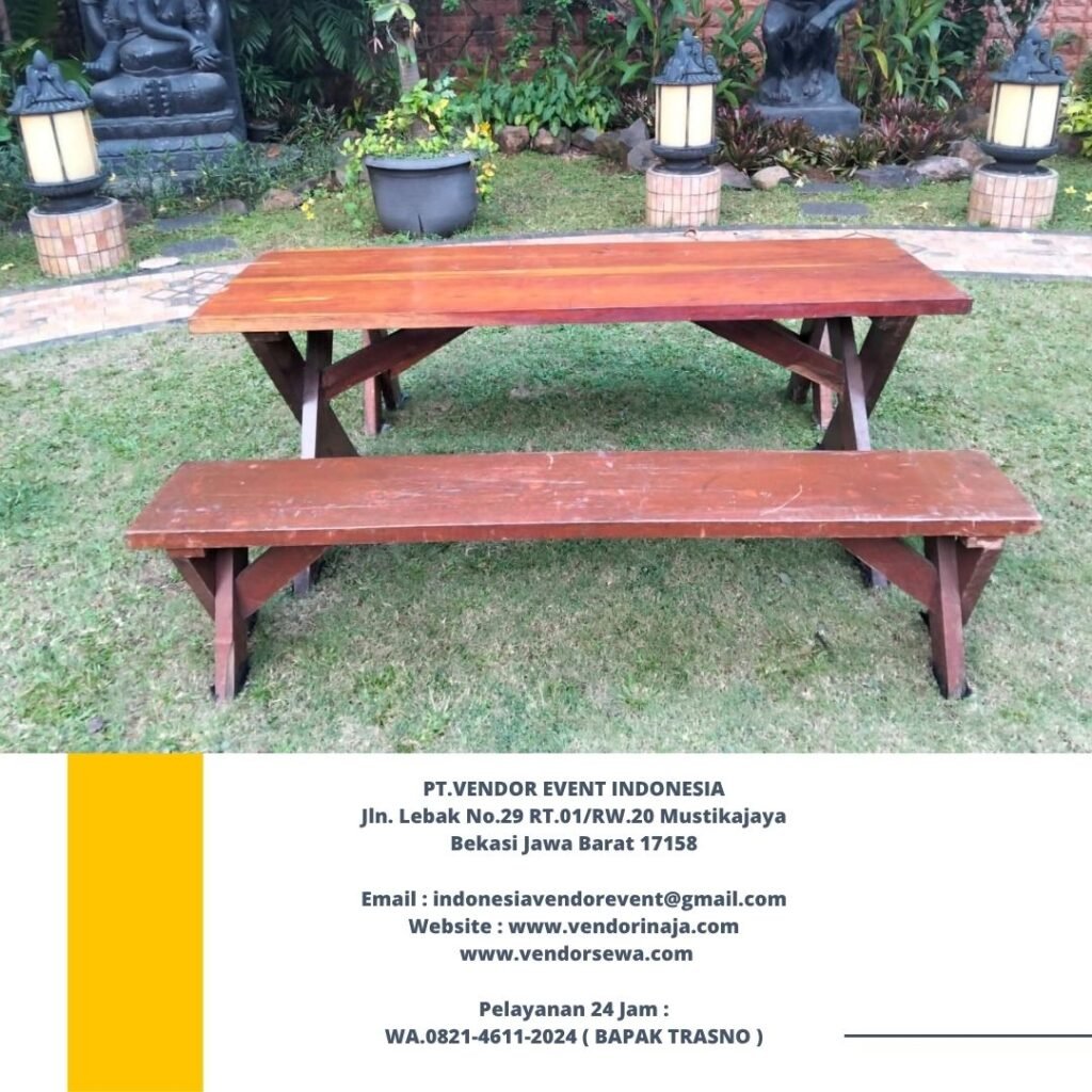 Rental Meja Kursi Taman Kaki Silang Event Zoo SCBD