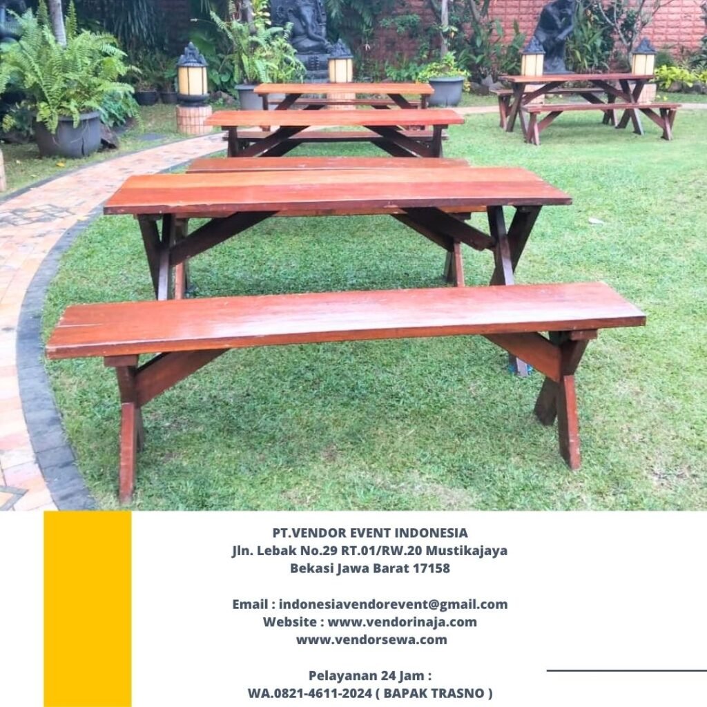 Rental Meja Kursi Taman Kaki Silang Event Zoo SCBD