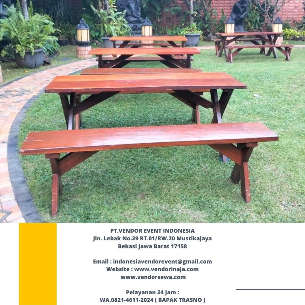 Rental Meja Kursi Taman Kaki Silang Event Zoo SCBD
