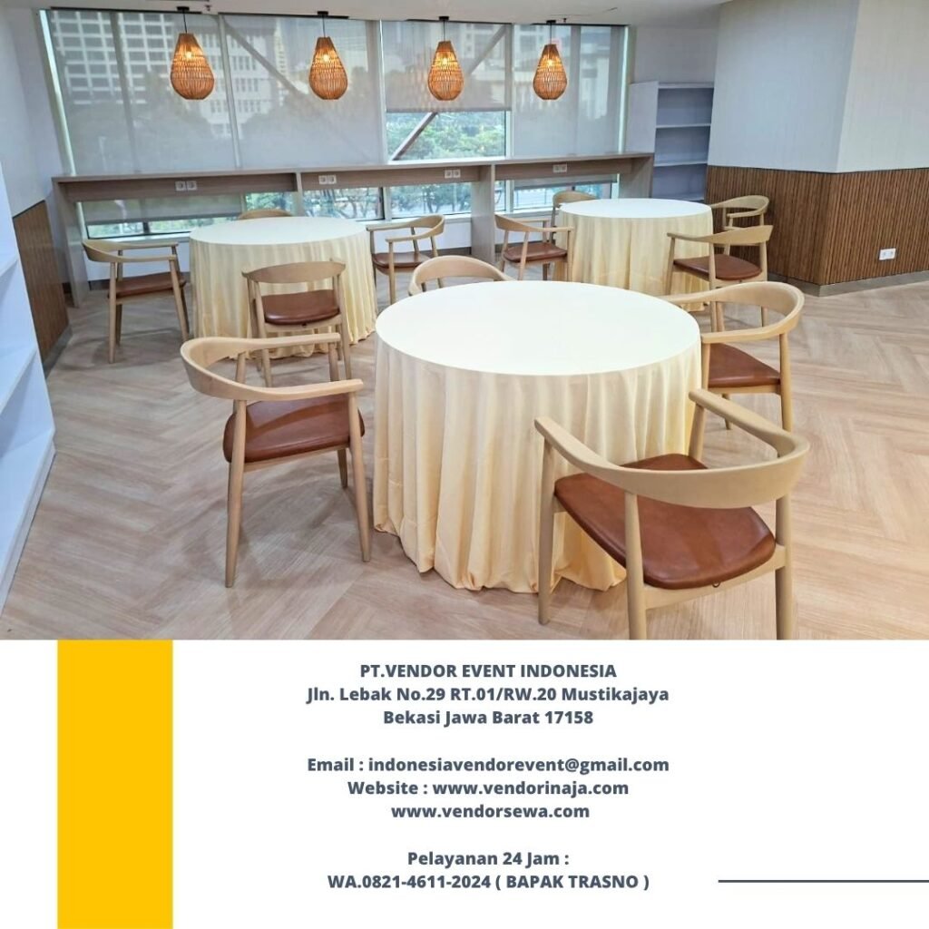 Sewa Kursi Stainless,Round Table Menara BRIPens Jakarta Selatan