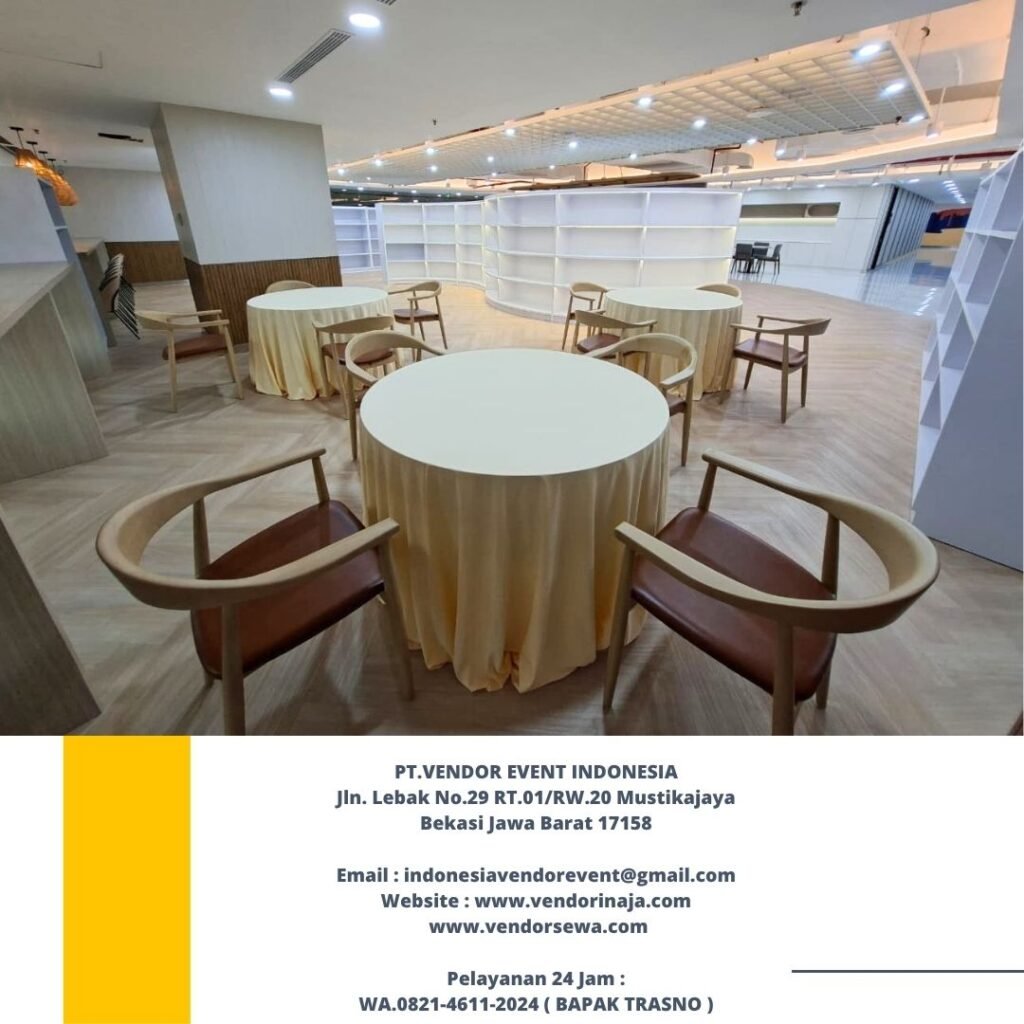 Sewa Kursi Stainless,Round Table Menara BRIPens Jakarta Selatan